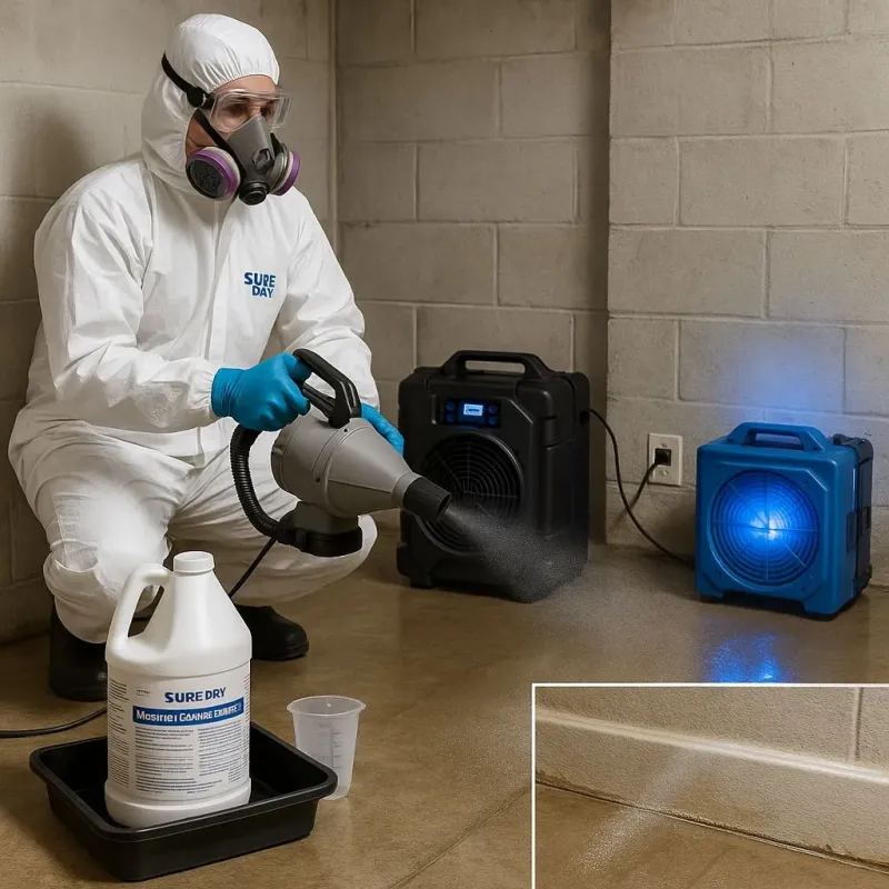Sanitization and Odor Removal process in Jay, ME