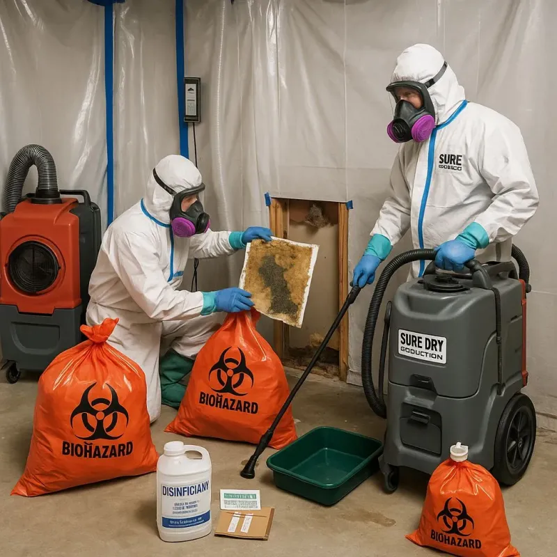 Contaminated Water Handling Protocols process in Jay, ME
